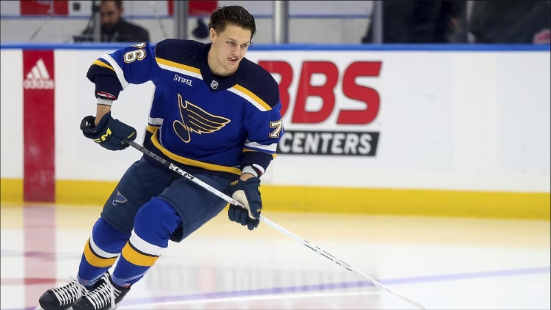 Rising Star Zachary Bolduc Makes NHL Debut with St. Louis Blues